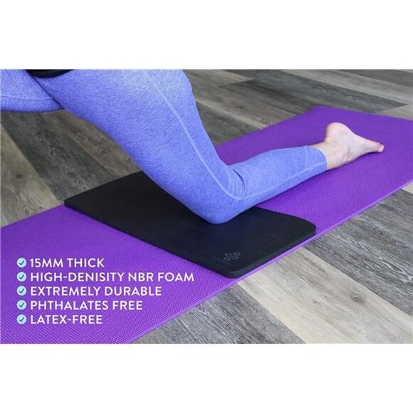 Yoga Knee Pad Cushion – Eliminate Pain During Yoga or Exercise - Picture 2 of 6